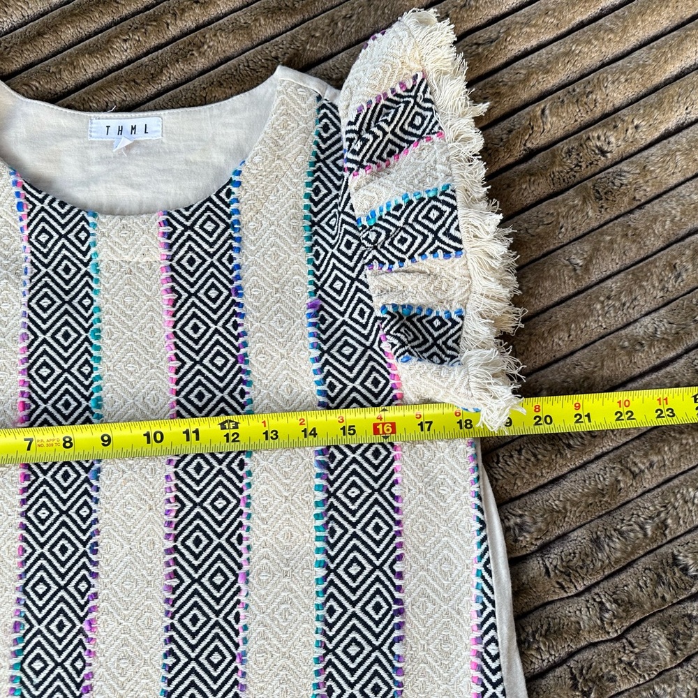 🎉5 for $45 🎉 Anthropologie THML top blouse shirt size S - Picture 5 of 8